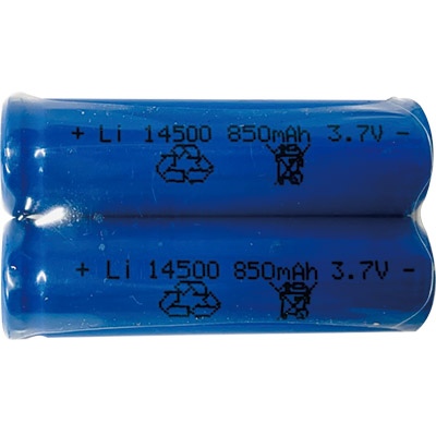 14500鋰充電電池3.7V/850mAh(2入/收縮)